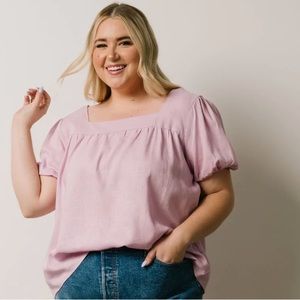 Jennica Square Neck Top